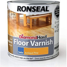 Ronseal Diamond Hard Floor Varnish Antique Pine Satin 2.5L