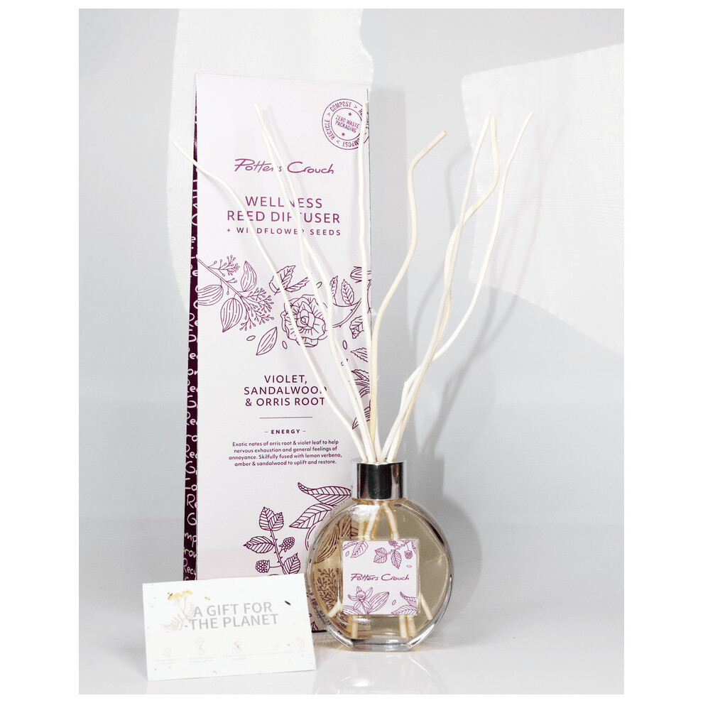 Potters Crouch Wellness Reed Diffuser - Violet, Sandalwood & Orris Root