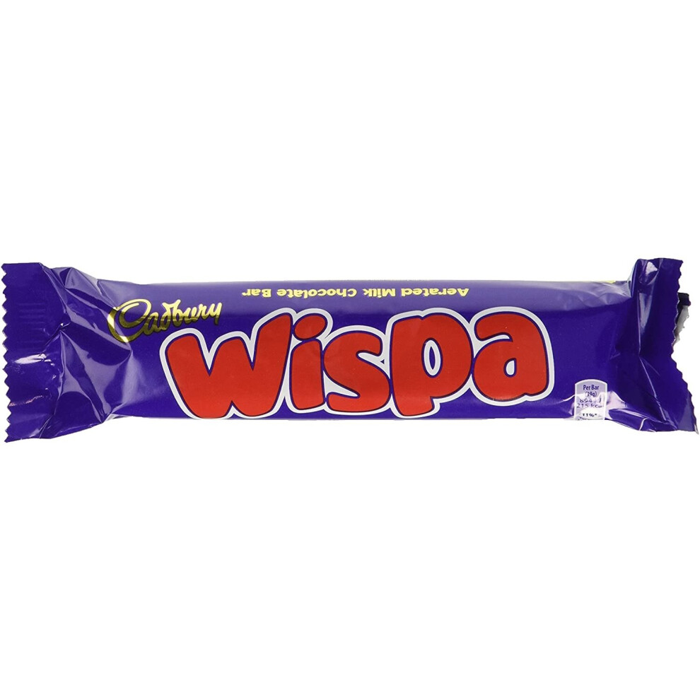 Cadbury Wispa Single Bar (Pack of 24) Long Expiry Date