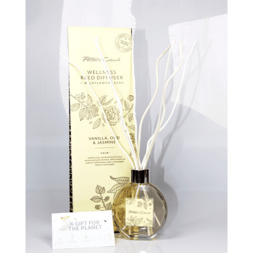 Potters Crouch Wellness Reed Diffuser - Vanilla, Oud & Jasmine
