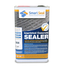 (5 Litres) Smartseal Imprinted Concrete Sealer - SILK/WET LOOK - Easy To Apply Driveway Sealer - Durable Protection Outdoor Sealer for Imprinted Concrete