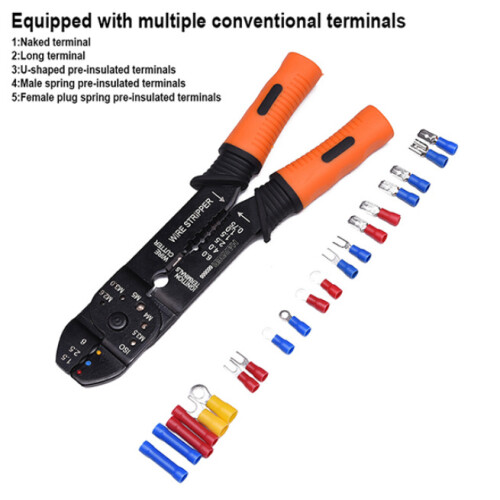 HARDEN 660666, Multi Functional Wire Stripper Set 66pcs, cutter, crimper 2