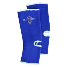 (Junior) PLAYWELL MUAY THAI ELASTICATED ANKLE SUPPORT - BLUE