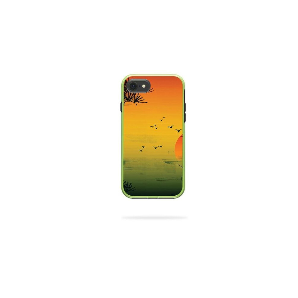 MightySkins LIFSLIP8-japanese sunset Skin for Lifeproof Slam iPhone SE 2020 7 & 8 - Japanese Sunset-image-OPC-P9WCDYM-NEW