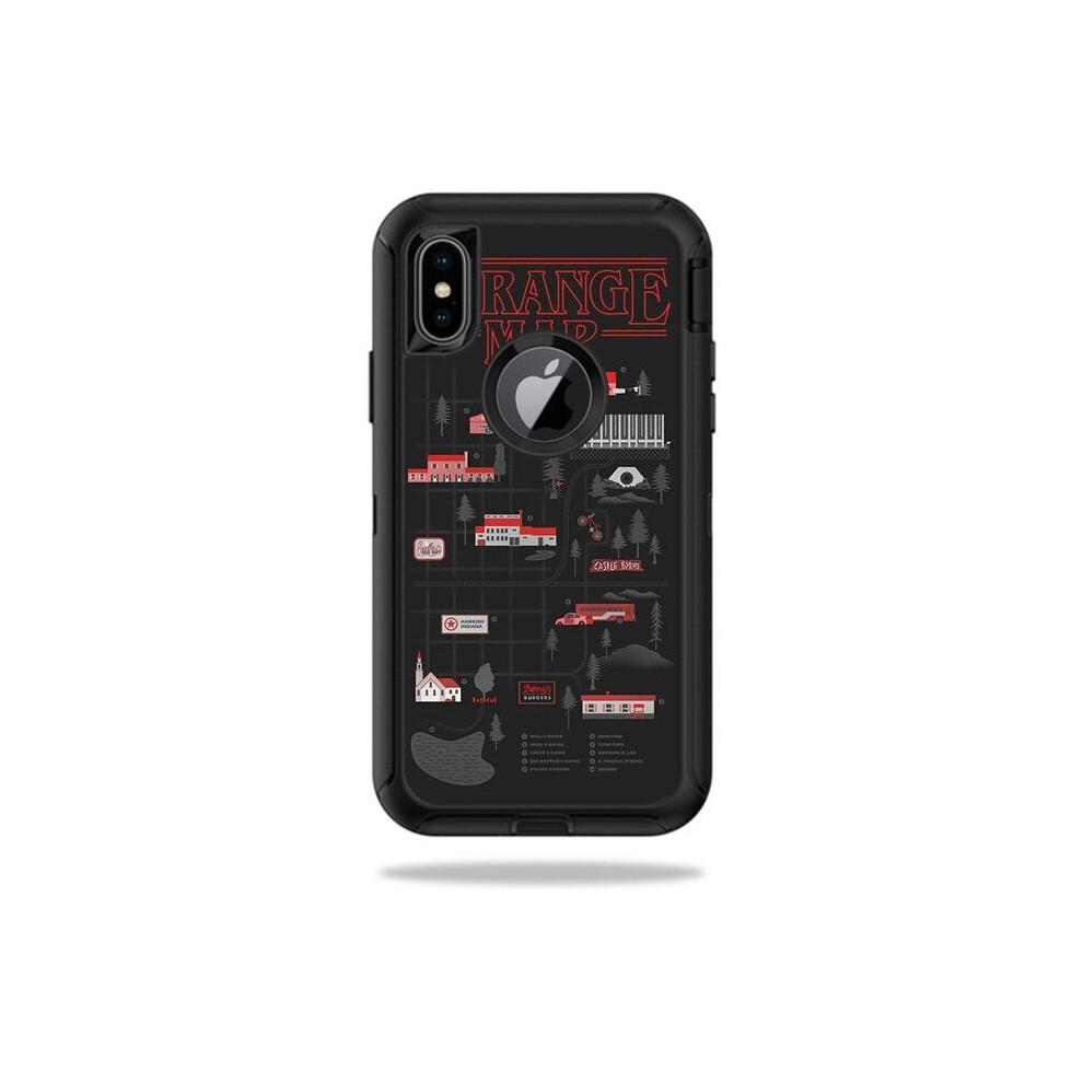 MightySkins OTDIPX-strange map Skin for Otterbox Defender iPhone X or XS Case - Strange Map-image-OPC-P9WCDPD-NEW