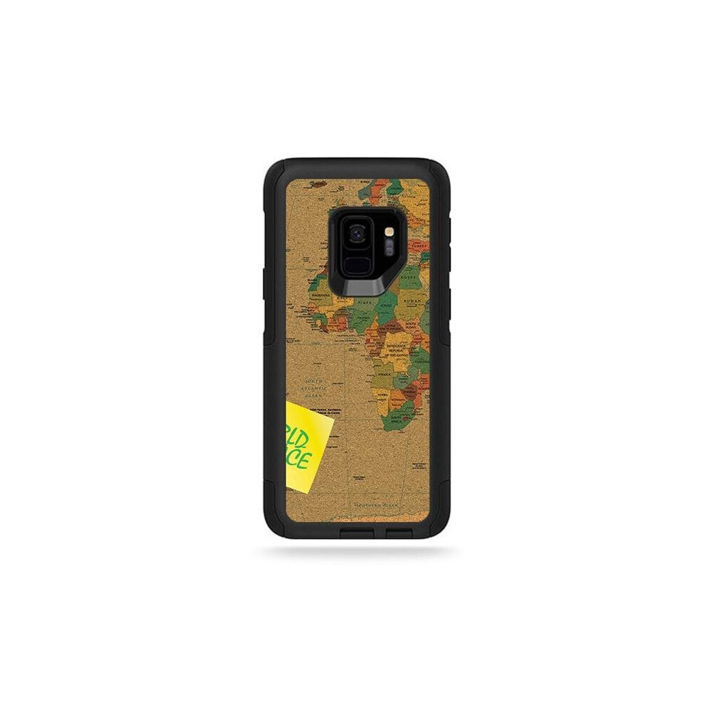 MightySkins OTCSGS9-World Peace Skin for Otterbox Commuter Galaxy S9 - World Peace-image-OPC-P9WCCRY-NEW