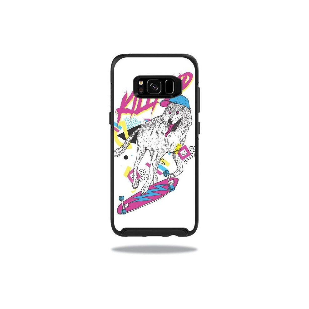 MightySkins OTSSGS8-skater wolf Skin for Otterbox Symmetry Samsung Galaxy S8 Case - Skater Wolf-image-OPC-P9WCFZ9-NEW