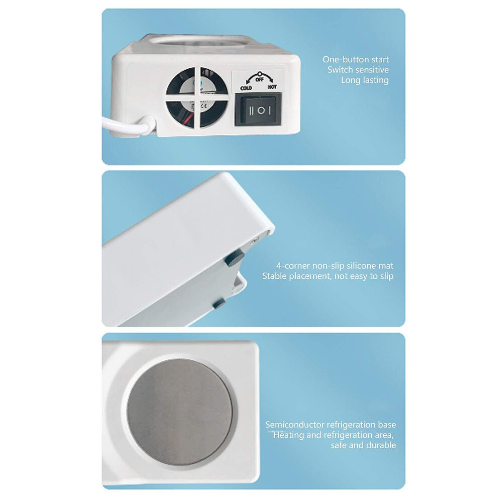 Electric Cup Cooler Warmer Portable Usb Heating Cooling Coaster For Office Car Use