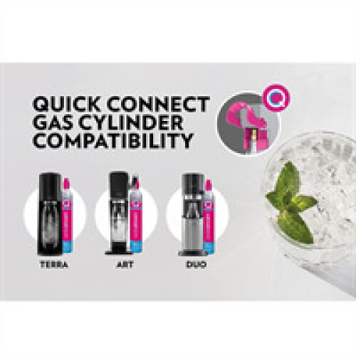 SodaStream SODASTREAM CO2 patron, rózsaszín 1