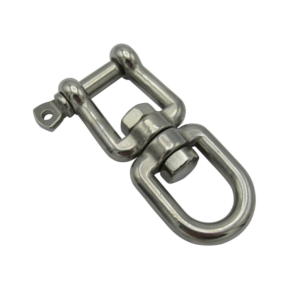 Jaw Eye Swivel Shackle Stainless Steel 8Mm (Marine Boat Pin 1662Kg) 707152584036