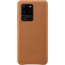 Samsung Original Galaxy S20 Ultra 5G Leather Cover - Brown
