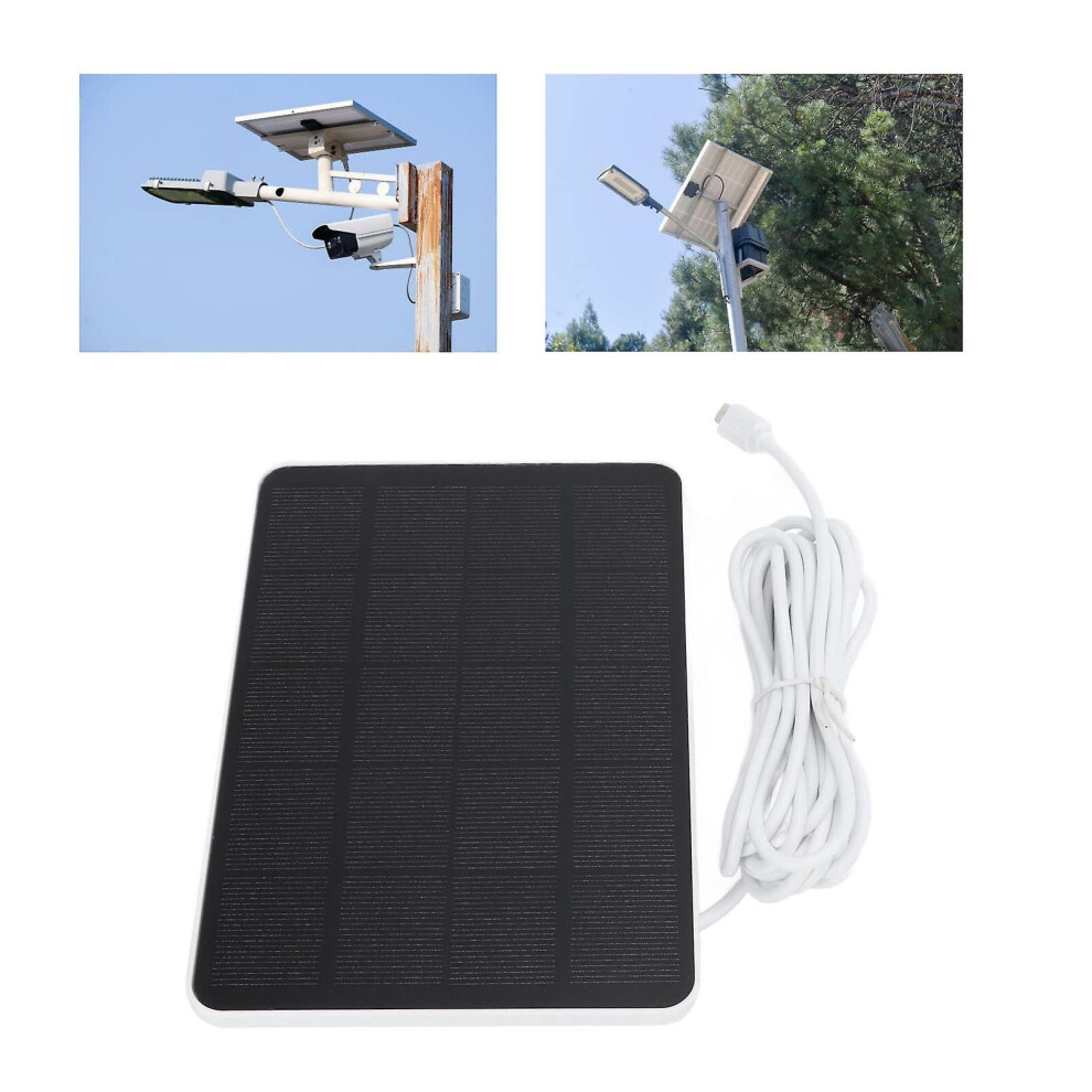 Camera Solar Panel Charger 5V 4W Waterproof Solar Charger For Security Monitoring 768679760495