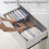 4pcs Wardrobe Clothes Organizer, Jeans Leggings Compartment Box 3