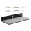 Acrylic Wall Mount Display Shelf For Bluetooth Speaker, Webcam-black 1