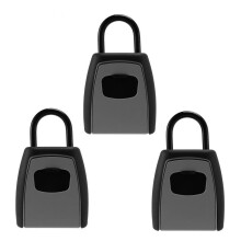 Password Key Box Grey Four-digit Password Lock Padlock Type