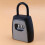 Password Key Box Grey Four-digit Password Lock Padlock Type 4