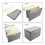 2 Pack Storage Boxes With Lids, Handles For Bedroom Office(grey) 4