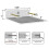 4pack Acrylic Wall Mount Display Shelf For Bluetooth Speaker-white 3