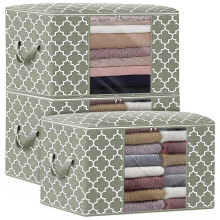 Storage Bags 100l 3-pack Containers Foldable Organizer For Bedding