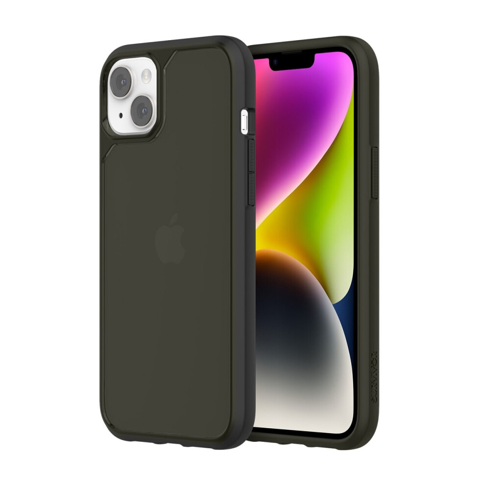 (Black) Survivor Strong Series Case for iPhone 14 Plus (6.7")