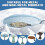Protable Bird Bath De-icer Heater Outdoors Pond De-icer(colorful) 1