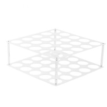25hole Vinyl Roll Holder Acrylic Vinyl Storage Rack Paper Organiser