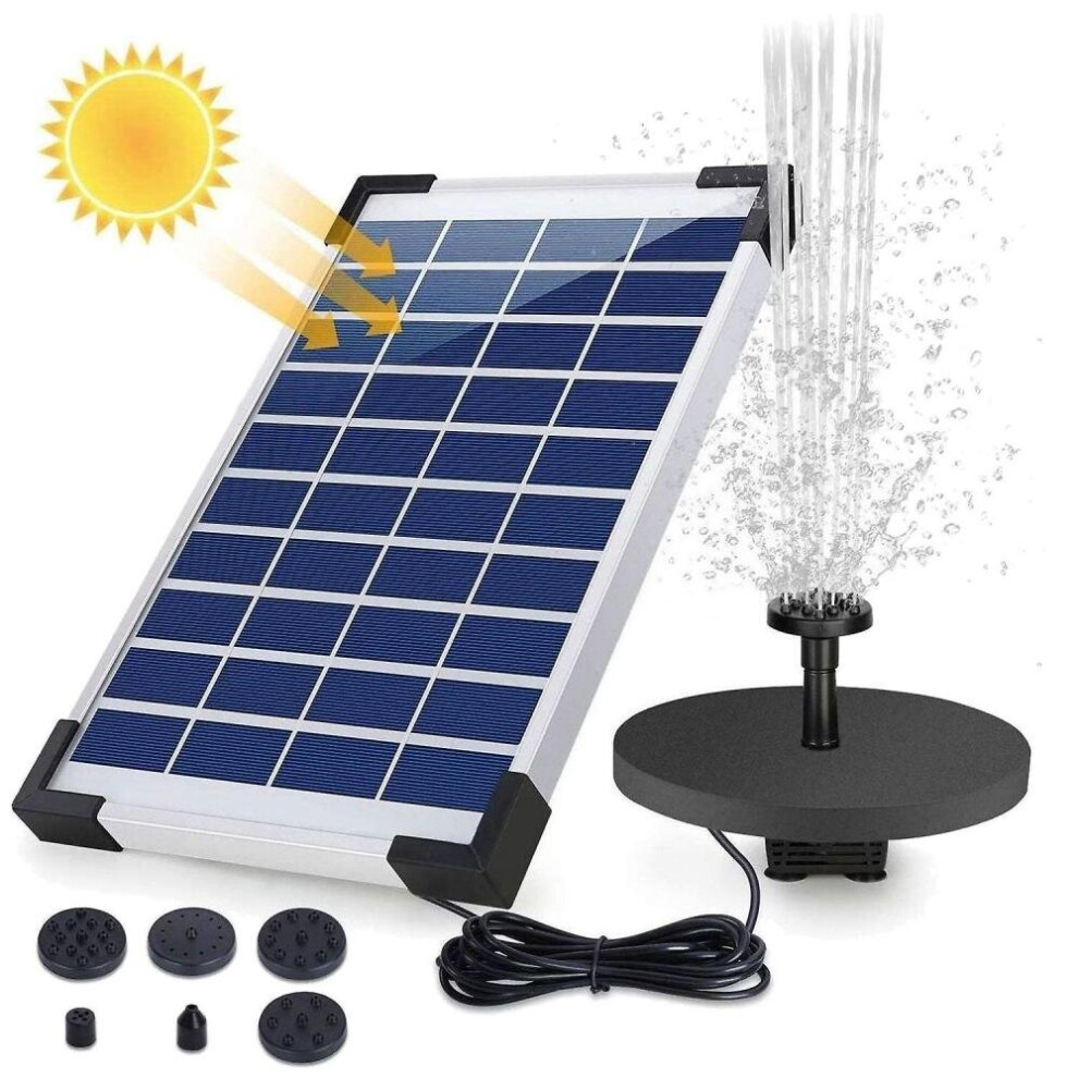 5w Solar Fountain Pump, Solar Water Pump Floating Fountain