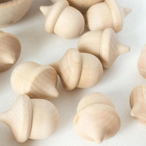 Unfinished Wooden Peg Nesting Dolls,unpainted Decorative 2