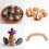 Unfinished Wooden Peg Nesting Dolls,unpainted Decorative 4