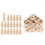 Unfinished Wooden Peg Nesting Dolls,unpainted Decorative 1