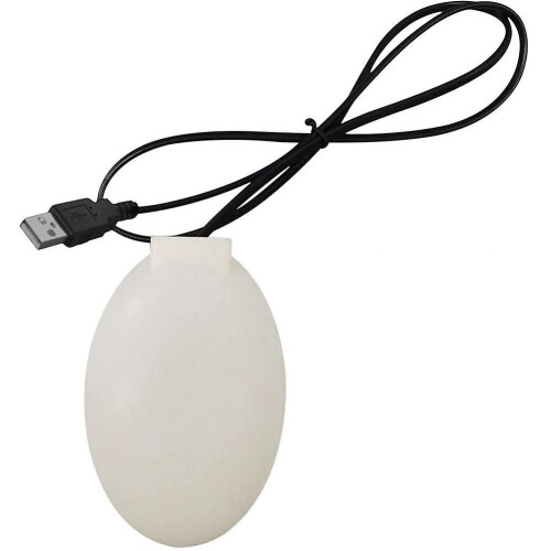 Protable Bird Bath De-icer Heater Outdoors Pond De-icer(white)