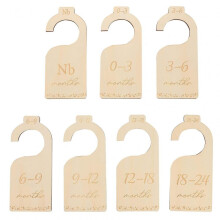 Wood Nursery Closet Clothes Organizers Baby Wardrobe Dividers