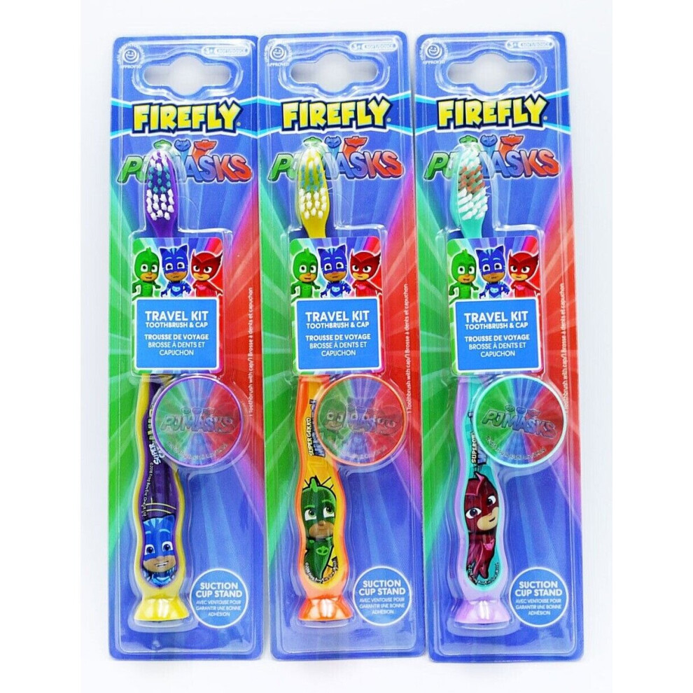 Firefly PJ Masks Single Toothbrush For Kids Oral Care