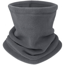 Winter Fleece Neck Warmer Face Covering For Men Women Tube Scarf Windproof