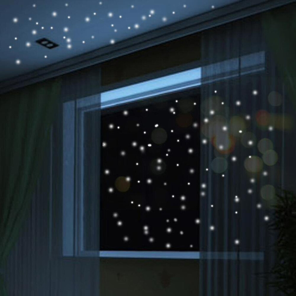 Glow In The Star Wall Stickers 407Pcs Round Dot Luminous Kids Roo Dark Hkhbjs