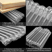 Wine Bottle Wrap Protector, 30cm X 50m Air Column Bag Roll, Bottle Packaging With Free Reusable Pump