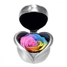 Handmade Preserved Fresh Flower Immortal Rose In Box Valentine's Day Decorations Lady Gifts