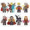 Marvel Avengers Thor Iron Man Captain Marvel Building Blocks 8 Piece Set 1