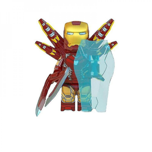Marvel Avengers Thor Iron Man Captain Marvel Building Blocks 8 Piece Set 1