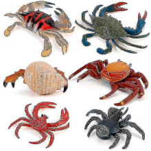 Crab Toy Educational Simulation Animal Marine Life Model Realistic Xmas Props