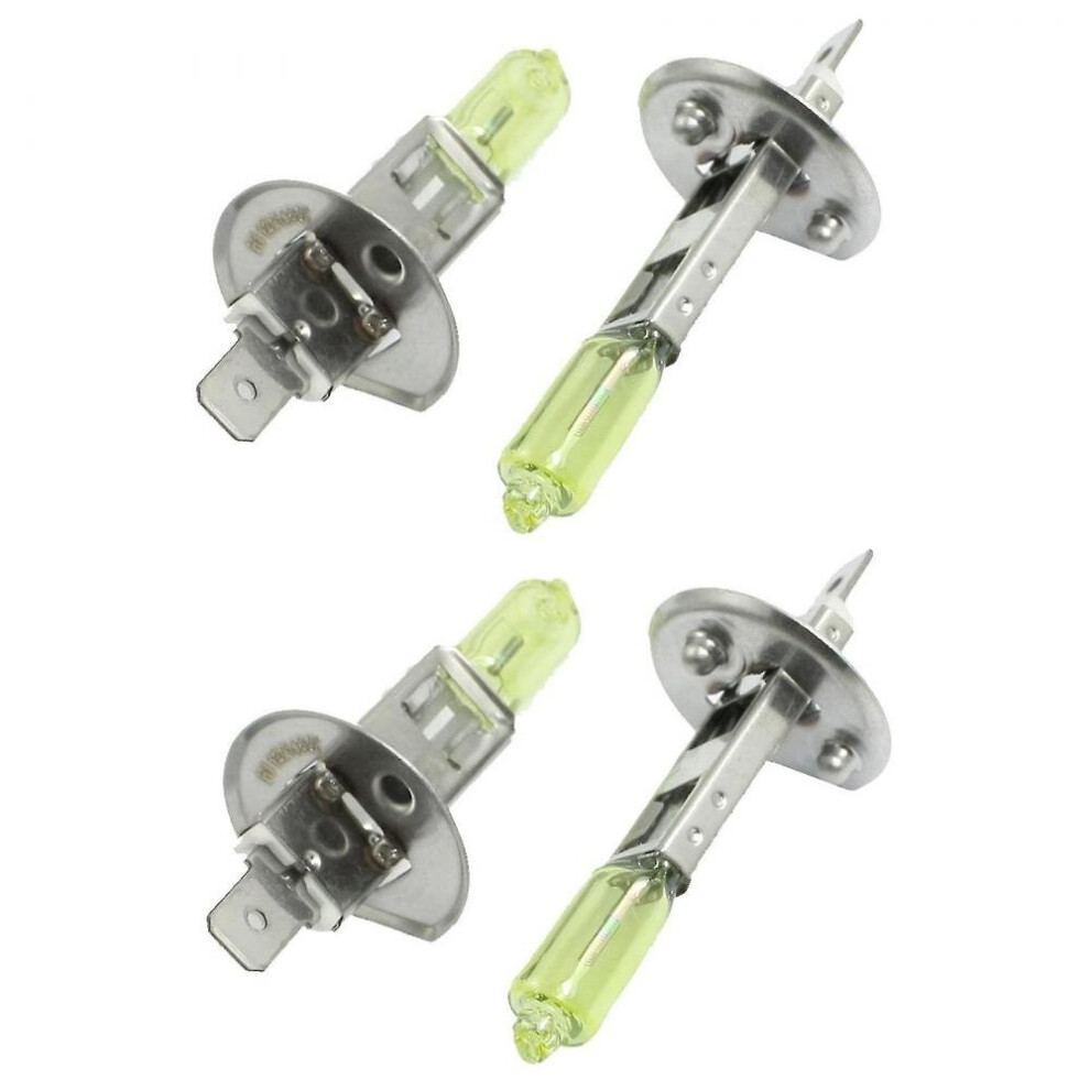 4 Pcs Dc 12V 100W H1 3000K Super Led Car Fog Bulb Lamp Yellow/Light 6933156622083