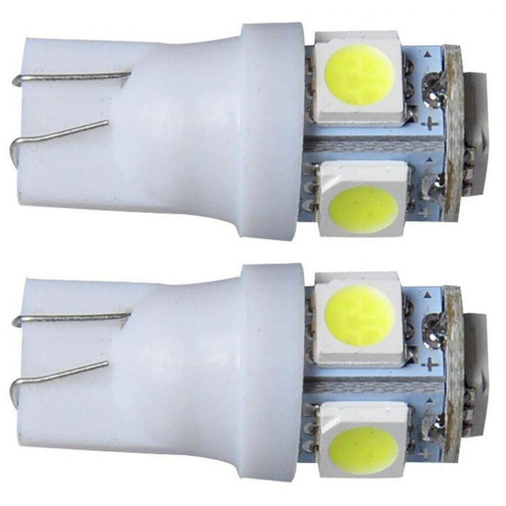 100Pcs T10 168 194 501 W5w 5 Smd Led Car Side Wedge Lamp White/Light 6933156621178
