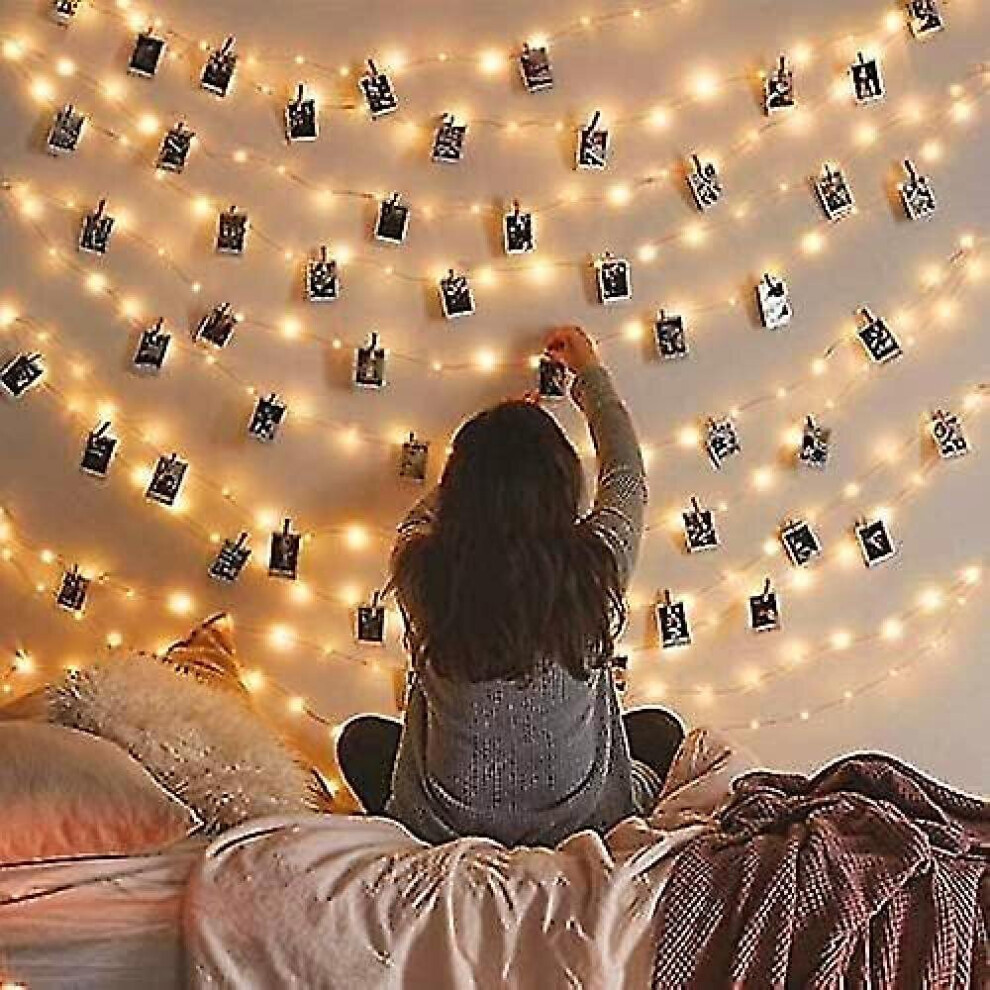 Lights For Bedroom,12apm Fairy Lights,33ft String Lights With 100 Leds,room Decor Aesthetic,string Lights For Bedroom By Mind-glowing,girls Room Decor