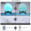 3D Moon Lamp 20cm 16 Colors, Usb Rechargeable Touchscreen Moon Night 5