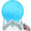 3D Moon Lamp 20cm 16 Colors, Usb Rechargeable Touchscreen Moon Night 1