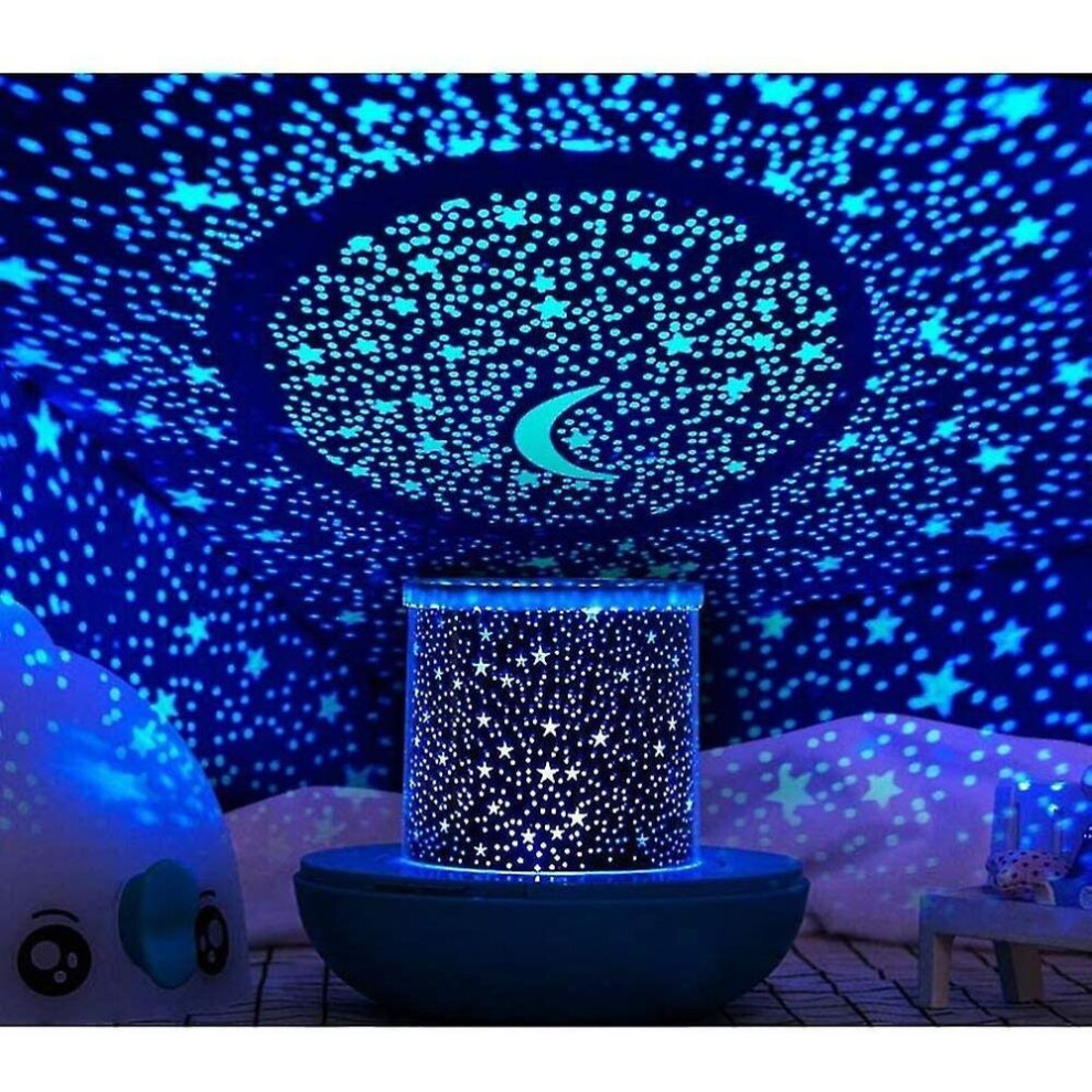 Sunrain Remote Control Design Submarine Starry Sky Rotating Bedroom Led Lucky Fish Shape Projector, Children's Night Light, Children's Night Color Sta