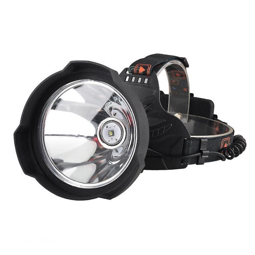 1 Set Led Headlamp Usb Rechargeable Headlight Outdoor Warning Flashlight