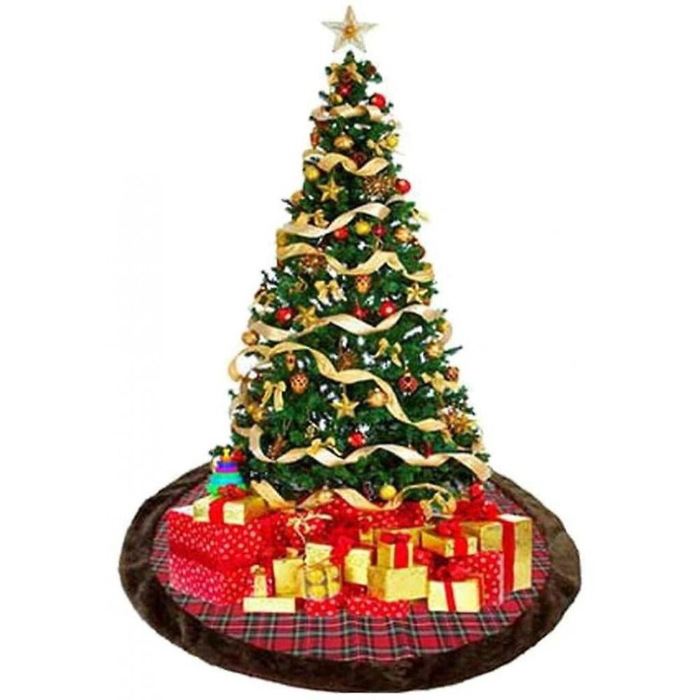 112 Cm Christmas Tree Plush Rock Ornaments Snowman Santa Reindeer Decoration For Home Christmas Party Decoration-image-OPC-P9WF9MC-NEW