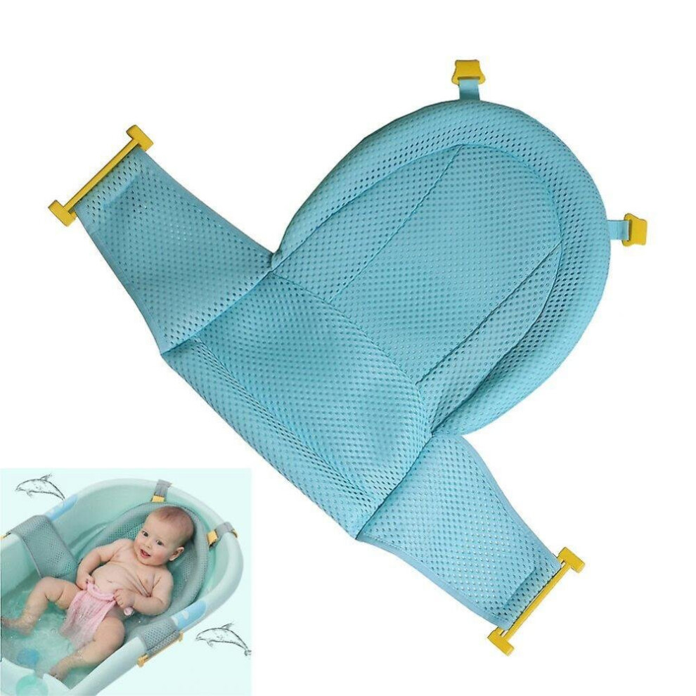 Baby Bathtub Insert Seat, born Shower Mesh For Bathtub, Adjustable Comfortable Bathtub Non-slip Seat For Infant 0-3 Years