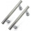 2 Pcs 145mm (14.5cm) Chrome Abs Shower Door Handle 3